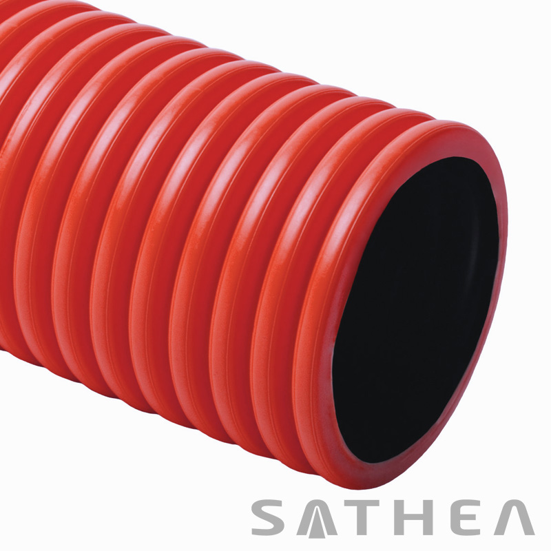 Chránička kabelu - Barva: červená, Průměr vnější: 63 mm