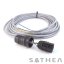 Kabel ke svítidlu - Délka: 11 m, Počet žil: 2, Průřez vodiče (mm²): 0,75 mm²