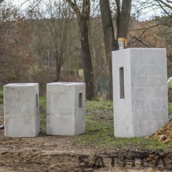 Základ pro vetknuté stožáry do 8m